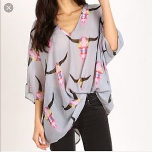 Show Me Your Mumu peta tunic Lite Brite bull